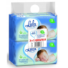 Lula Chusteczki Nawilżane z Aloesem 3+1 Gratis 4x72szt Dla Dzieci