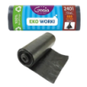 Gosia Eko Worki na Śmieci 240L 10szt Ultra Mocne 100% Recykling