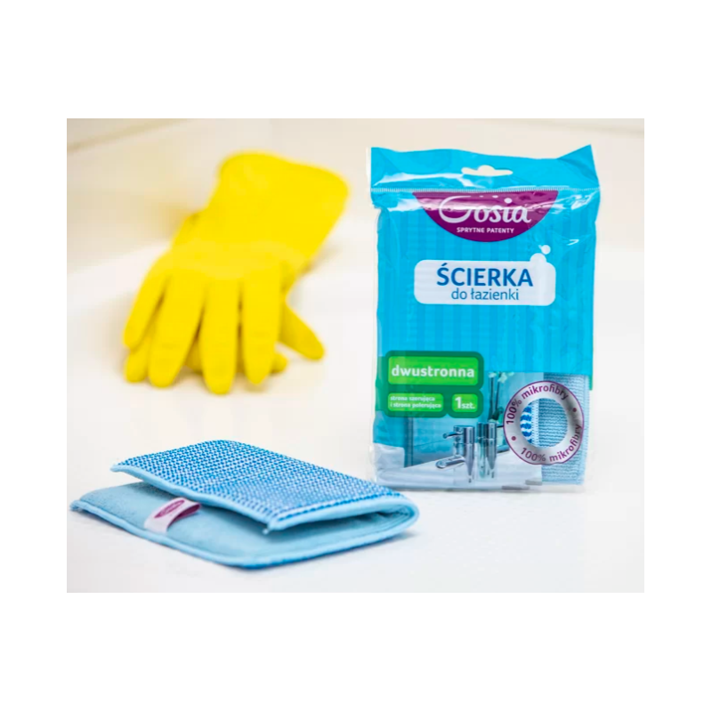 Gosia Ścierka do Łazienki Dwustronna 100% Mikrofibra 1 szt.