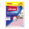 Ściereczka Vileda Actifibre Soft Uniwersalna do Okien Luster Różowa 1 szt.