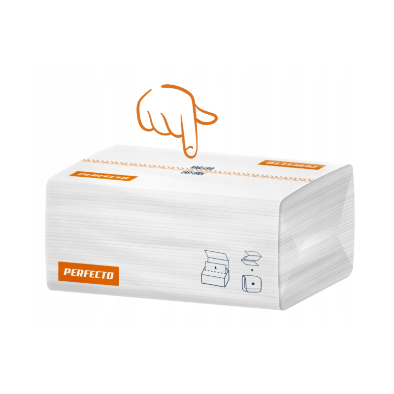 Ręcznik składany ZZ 2W PERFECTO EasyOpen CELULOZA Gruby Chłonny 150 szt.