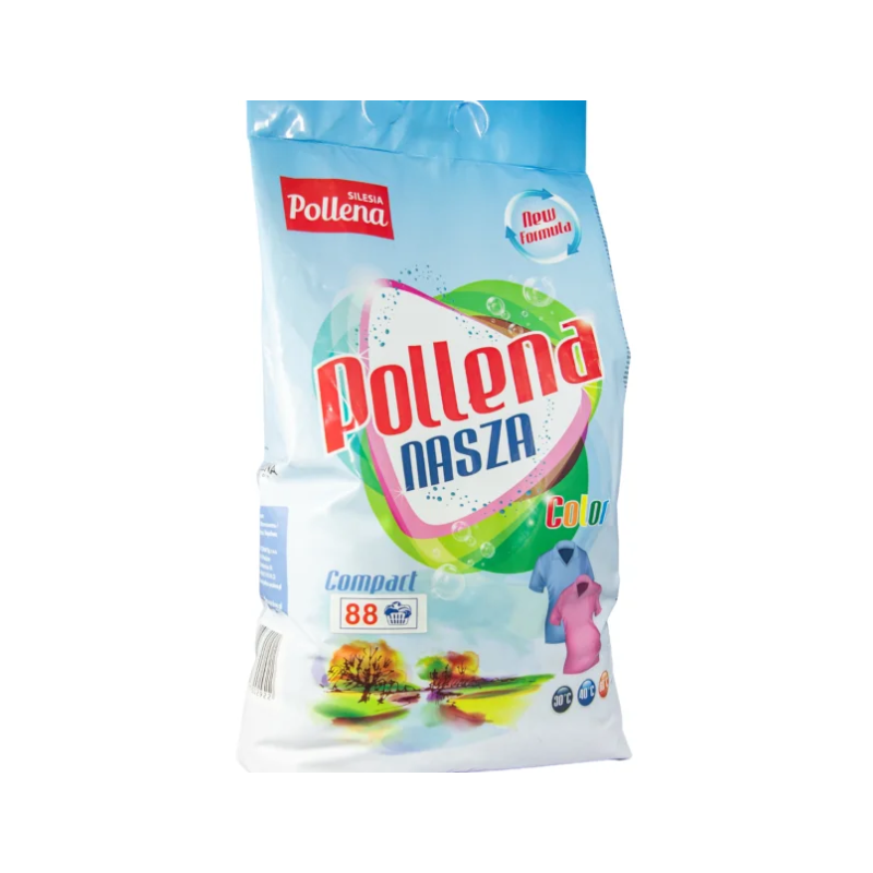 Proszek do prania Pollena Nasza Kolor 6kg 88 prań Compact