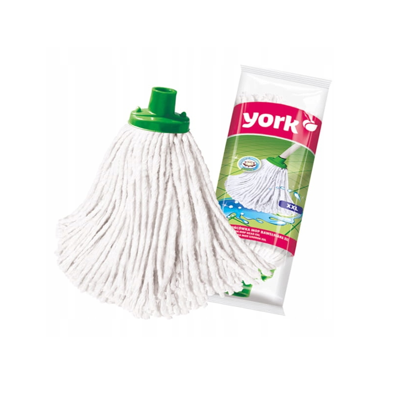 Końcówka mopa YORK bawełniana XXL – Superchłonna, Trwała, Łatwe Mycie