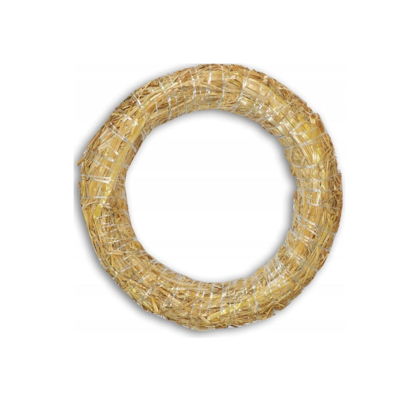 Podkład Słomiany WIANEK ZE SŁOMY Baza pod Wieniec Stroik Święta 25cm