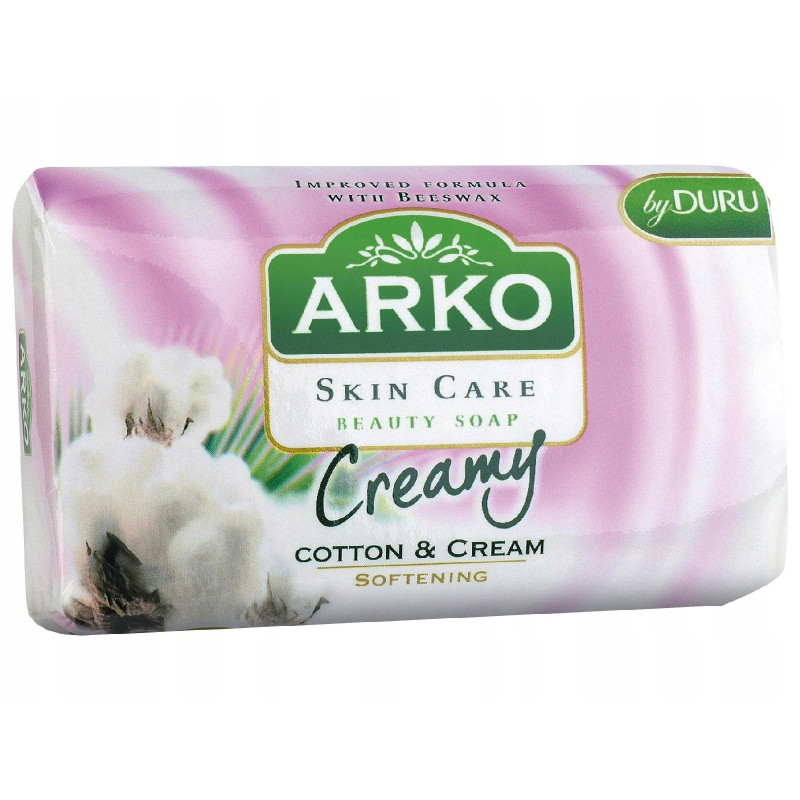 Mydło w Kostce ARKO Cotton & Cream 150g Kremowe