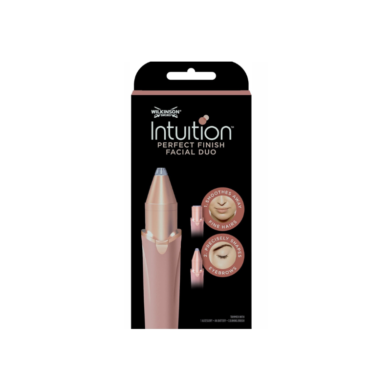 Wilkinson Intuition Perfect Finish Facial Duo Trymer Twarz Brwi