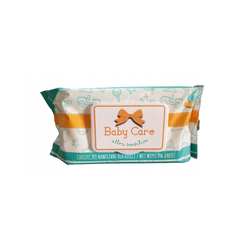 Baby Care Ultra Sensitive Chusteczki Nawilżane 80 szt dla Dzieci