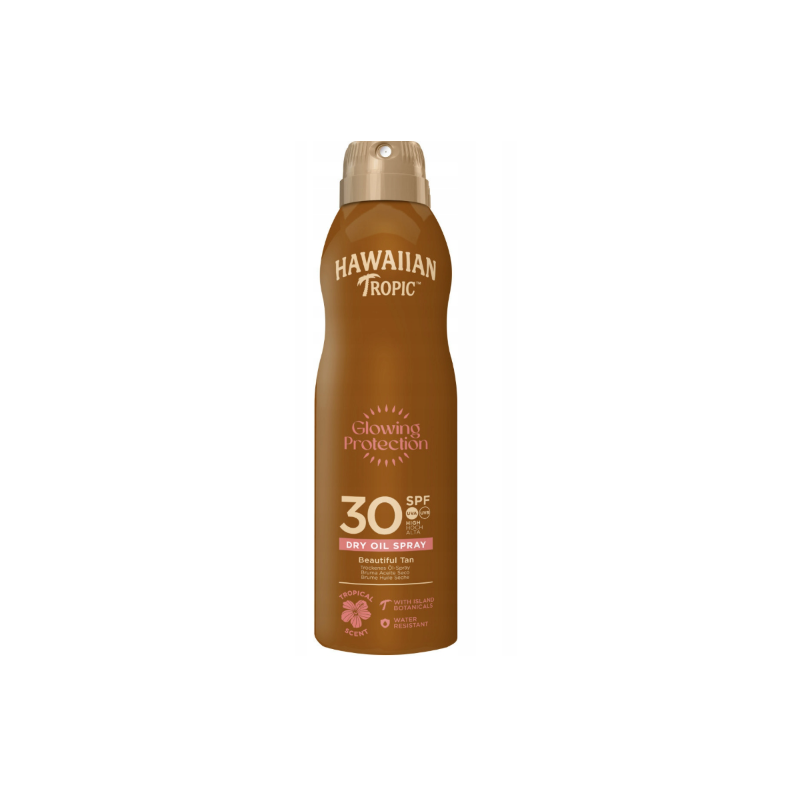 HAWAIIAN TROPIC Glowing Protection Olejek Mgiełka Spray 180ml SPF 30