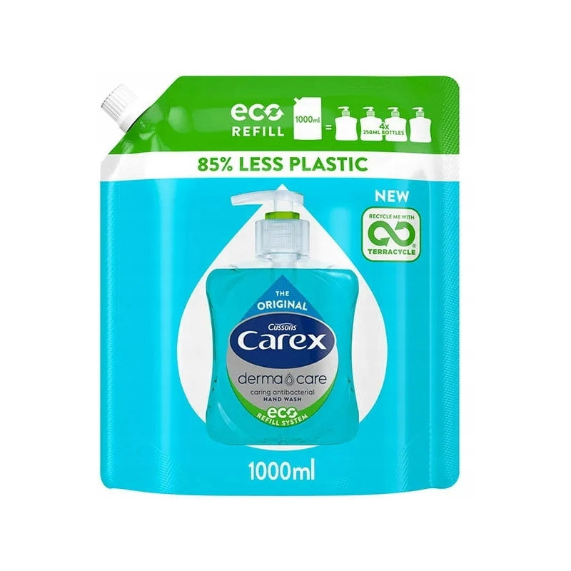 Carex Original Mydło W Płynie Antybakteryjne 1000ml Zapas Derma Care