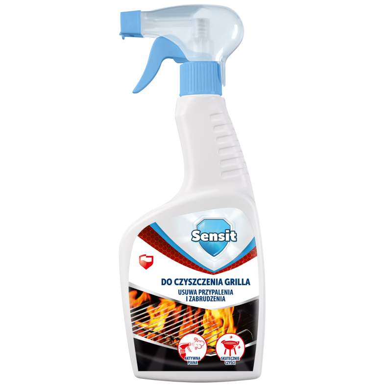 Sensit Preparat do Czyszczenia Grilla 500 ml Aktywna Piana Na Tłuszcz