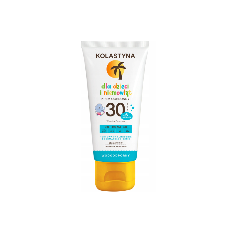 Kolastyna Wodoodporny Krem Dla Dzieci i Niemowląt +6M Ochronny SPF 30 75ml