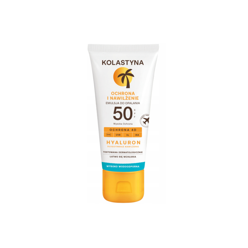 Kolastyna Hyaluron Wodoodporna Emulsja Do Opalania SPF 50 80ml