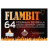 Podpałka do grilla kominka pieca ogniska FLAMBIT 64 kostki